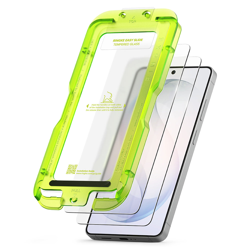 Película Protetora de Ecrã Ringke Easy Slide para Samsung Galaxy S26 Ultra S948, Vidro Temperado, Colagem Total, Conjunto de 2 peças