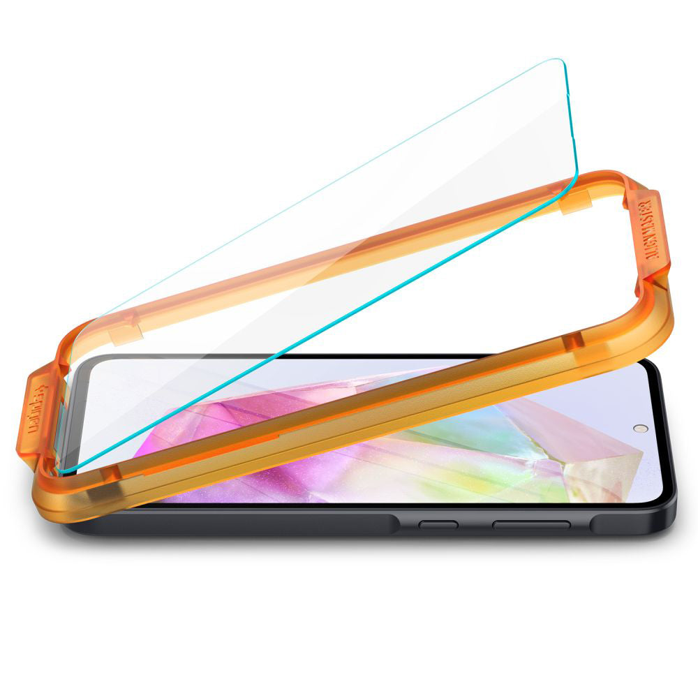 Película Protetora de Ecrã Spigen GlastR Align Master para Samsung Galaxy M35 / A35 5G A356, Vidro Temperado, Colagem Total, Conjunto de 2 peças AGL07772
