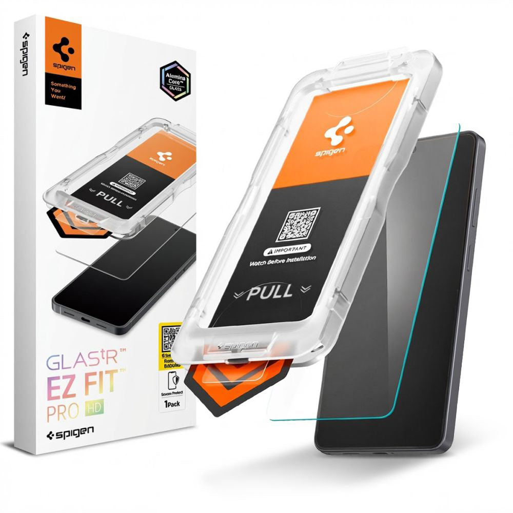 Película Protetora de Ecrã Spigen GlastR EZ FIT Pro HD para Samsung Galaxy S26 Ultra S948, Vidro Temperado, Full Glue AGL11074