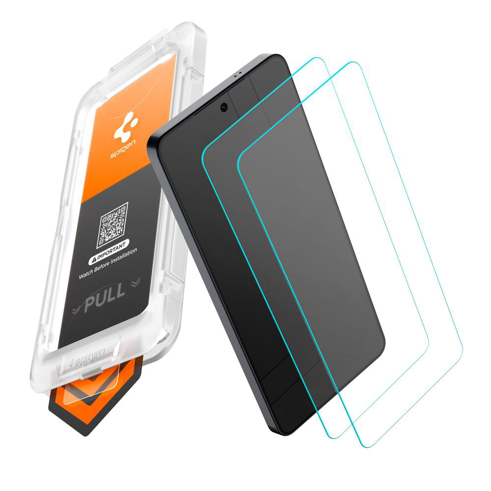 Película Protetora de Ecrã Spigen GlastR EZ FIT Pro HD para Samsung Galaxy S26 Ultra S948, Vidro Temperado, Colagem Total, Conjunto de 2 peças AGL11072