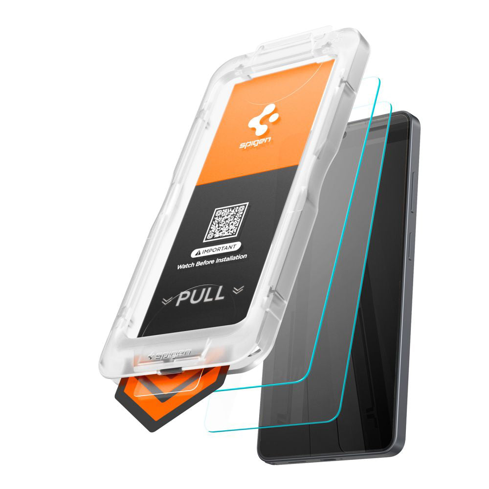 Película Protetora de Ecrã Spigen GlastR EZ FIT Pro HD para Samsung Galaxy S26 Ultra S948, Vidro Temperado, Colagem Total, Conjunto de 2 peças AGL11072