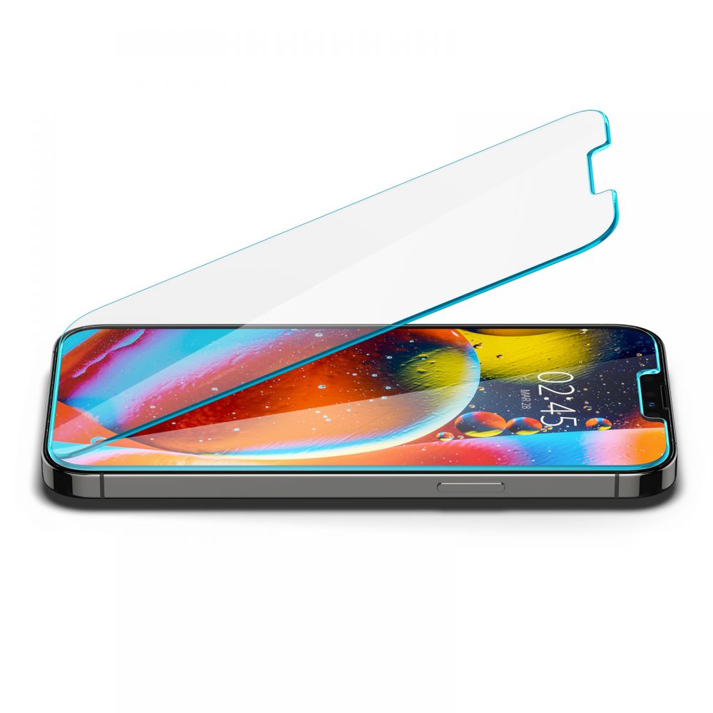 Película Protetora de Ecrã Spigen GlastR Slim para Apple iPhone 14 Plus / 13 Pro Max, Vidro Temperado, Full Glue AGL03382