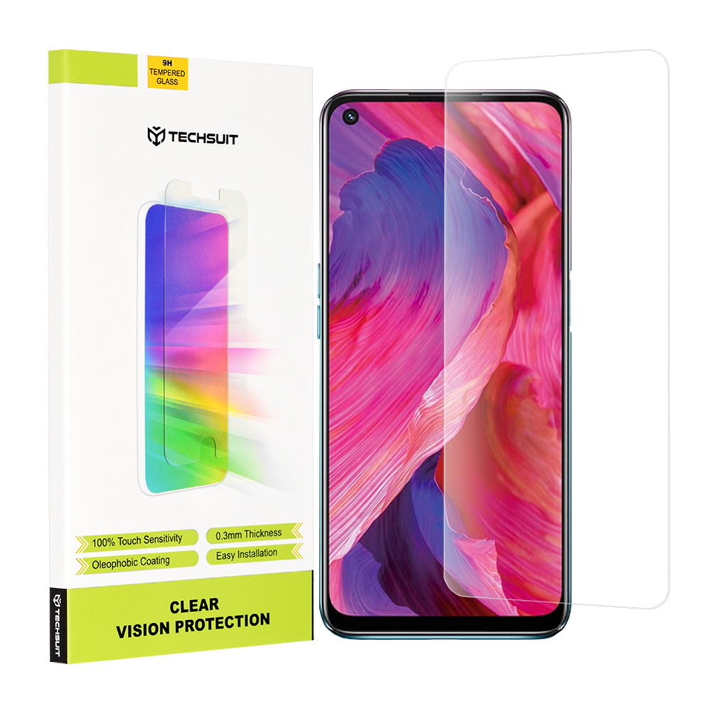 Película de Proteção de Ecrã Techsuit Clear Vision para OnePlus Nord N200 5G / A74 5G / A54 5G, Vidro Temperado, Cola Completa