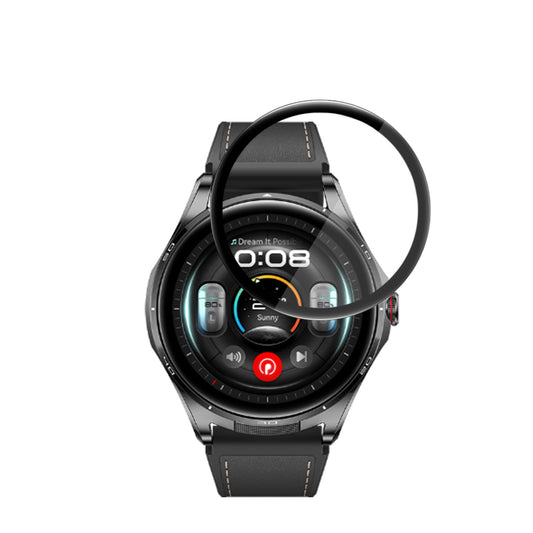 Película protetora de ecrã Techsuit Nano Flex para Huawei Watch Buds 2, Plástico, Conjunto de 2 unidades, Preto