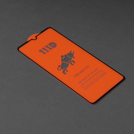Película protetora de ecrã Techsuit para Huawei P30, Vidro Temperado, Full Glue, 111D, Preto
