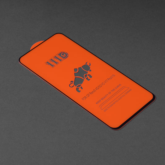 Película protetora de ecrã Techsuit para Oppo Reno6 5G, Vidro Temperado, Full Glue, 111D, Preto