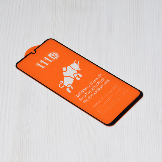 Película de Proteção de Ecrã Techsuit para Realme C63 / C61, Vidro Temperado, Full Glue, 111D, Preta