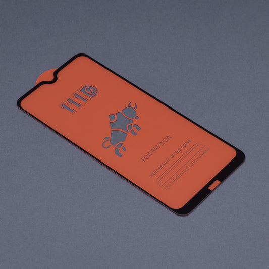 Película protetora de ecrã Techsuit para Xiaomi Redmi 8A / 8, Vidro Temperado, Cola Total, 111D, Preta