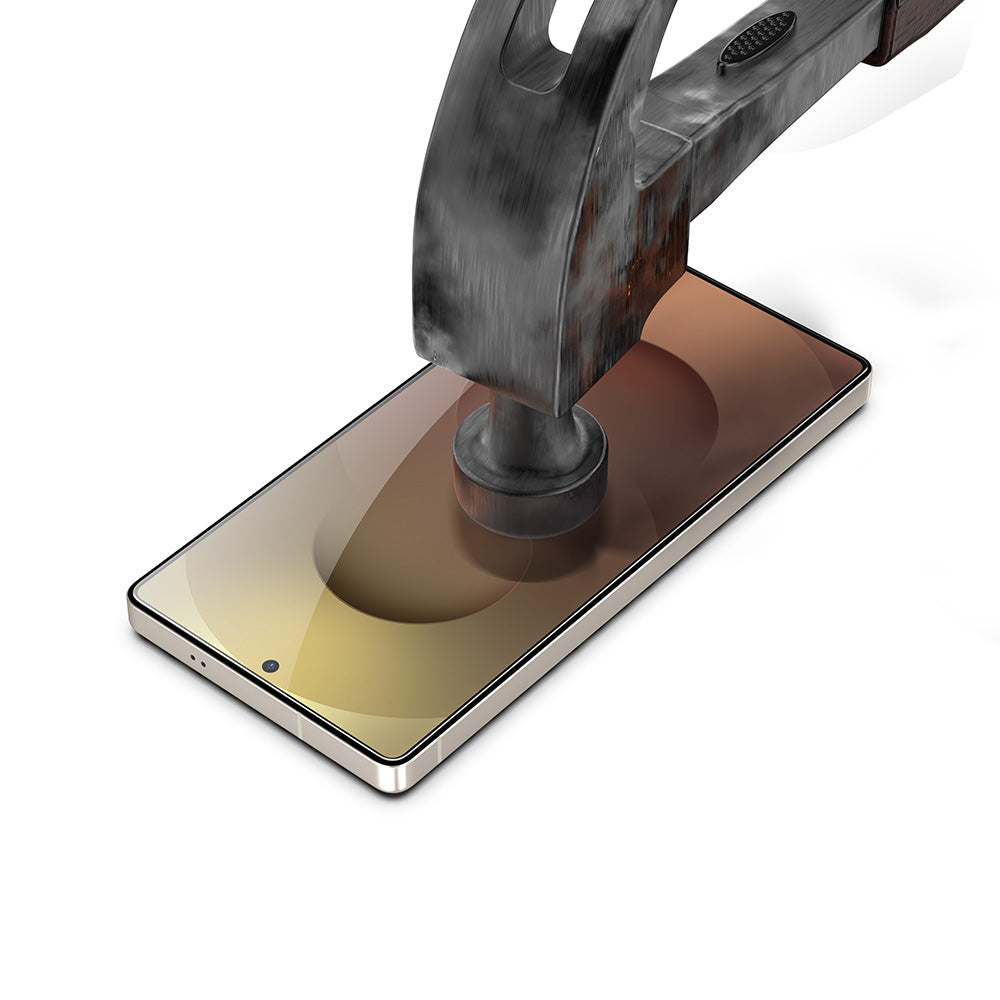 Película protetora de ecrã Techsuit TitanGlass CrystalHD para Samsung Galaxy S25+ S936 / S24+ S926, Vidro Temperado, Cola Total, Conjunto de 2 unidades