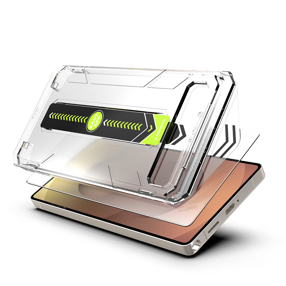 Techsuit TitanGlass CrystalHD Screen Protector for Samsung Galaxy A56 A566 / S24 FE S721, Tempered Glass, Full Glue