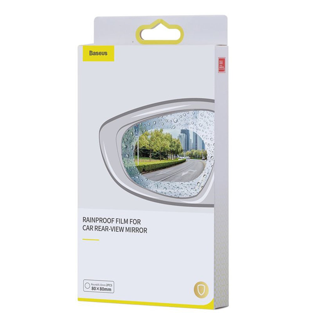 Folie Espelho Anti Chuva Baseus, 135mm x 95mm, Plástico, Conjunto 2 peças SGFY-C02
