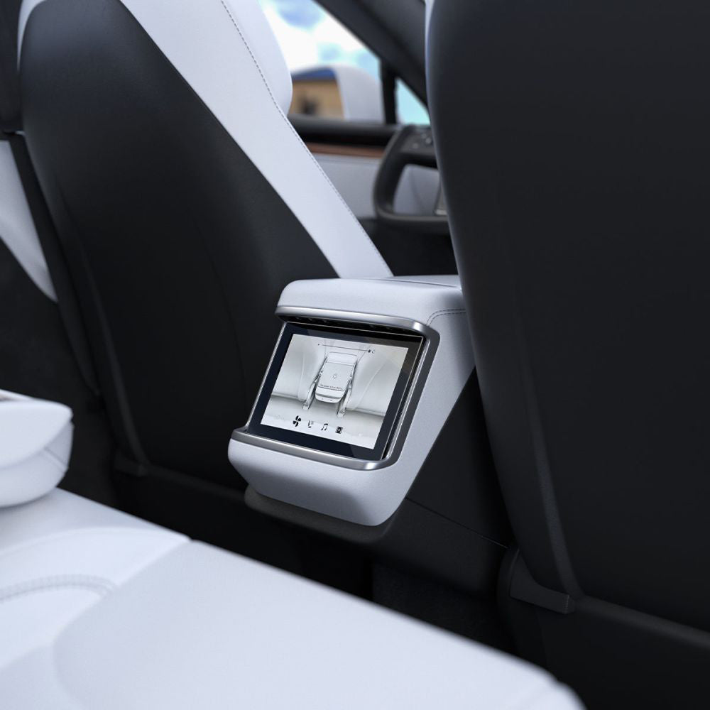 Película Protetora Spigen GlastR Slim Anti-Reflexo para Real Touchscreen Tesla X / S (2022 - 2021), Vidro Temperado, Preta