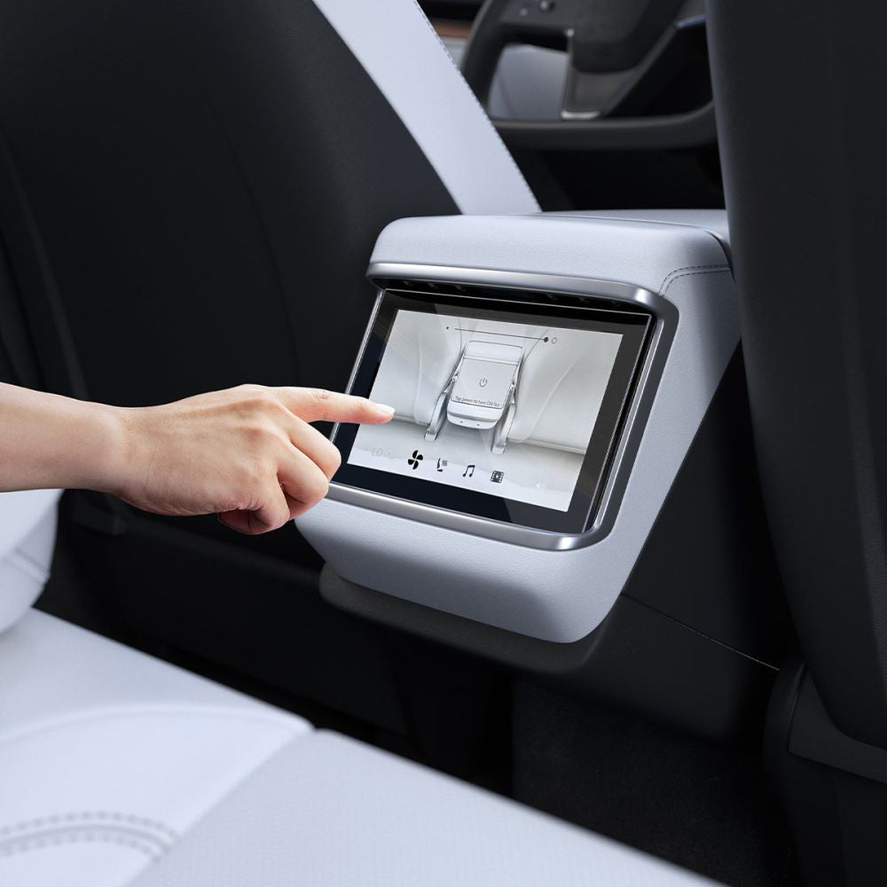 Película Protetora Spigen GlastR Slim Anti-Reflexo para Real Touchscreen Tesla X / S (2022 - 2021), Vidro Temperado, Preta