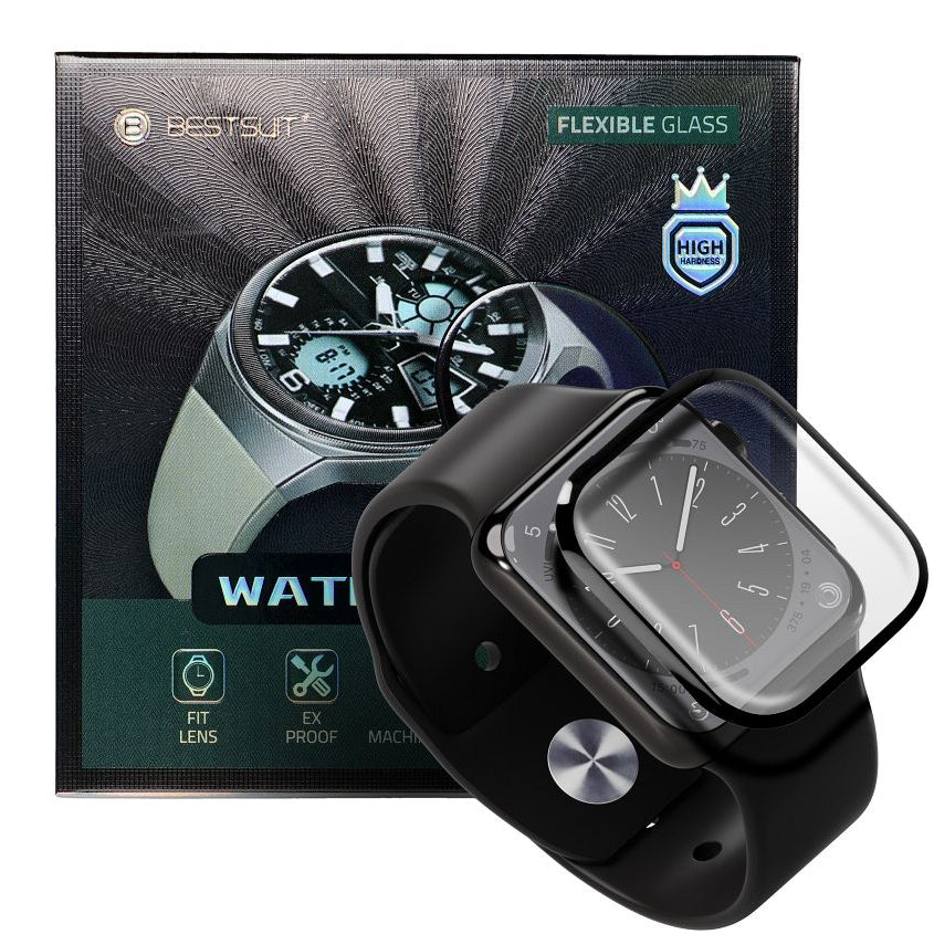 Película protetora Bestsuit para Huawei Watch 4 Pro, vidro flexível, preto