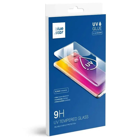 Película protetora de ecrã Blue Star para Samsung Galaxy S8 G950, Vidro Temperado, Cola UV