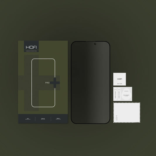 Película de proteção de ecrã Privacy HOFI PRO+ para Apple iPhone 14 Pro, Vidro Temperado, Cola Total