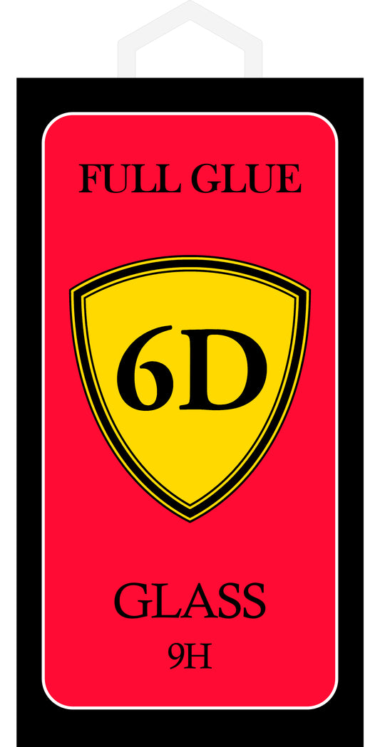 OEM Screen Protector for Samsung Galaxy A53 5G A536, Tempered Glass, Full Glue, 6D, Black