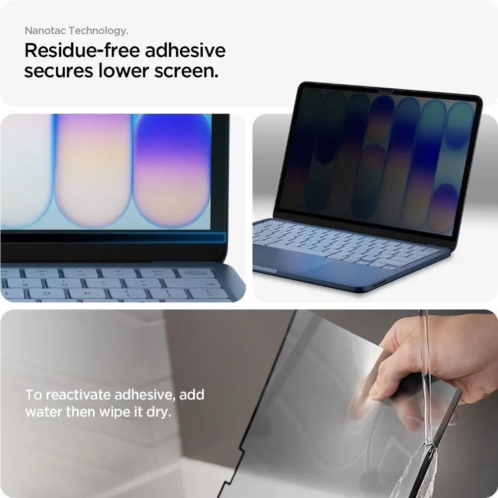 Película de Proteção de Ecrã Privacy Spigen Safe View Magnetic para Apple MacBook Neo 13 polegadas, Plástico AFL11670