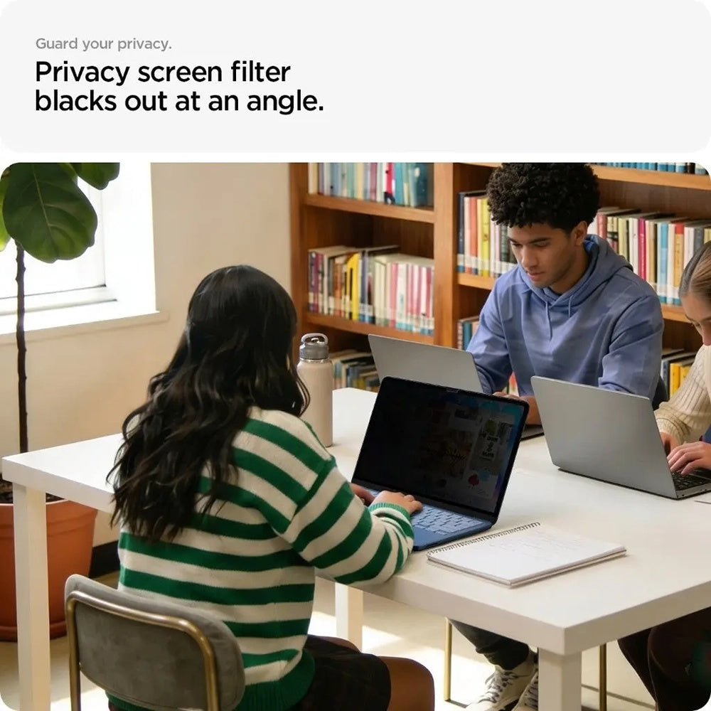 Película de Proteção de Ecrã Privacy Spigen Safe View Magnetic para Apple MacBook Neo 13 polegadas, Plástico AFL11670