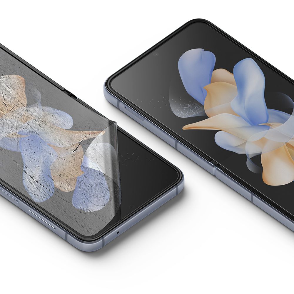 Película Protetora de Ecrã Interior Ringke Dual Easy para Samsung Galaxy Z Flip4 F721, Plástico, Conjunto de 2 peças