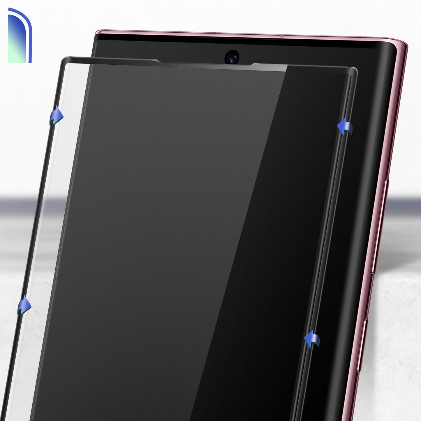 Película Protetora de Ecrã X-One para Samsung Galaxy S22 Ultra 5G S908, Vidro Temperado, Cola Total, 3D