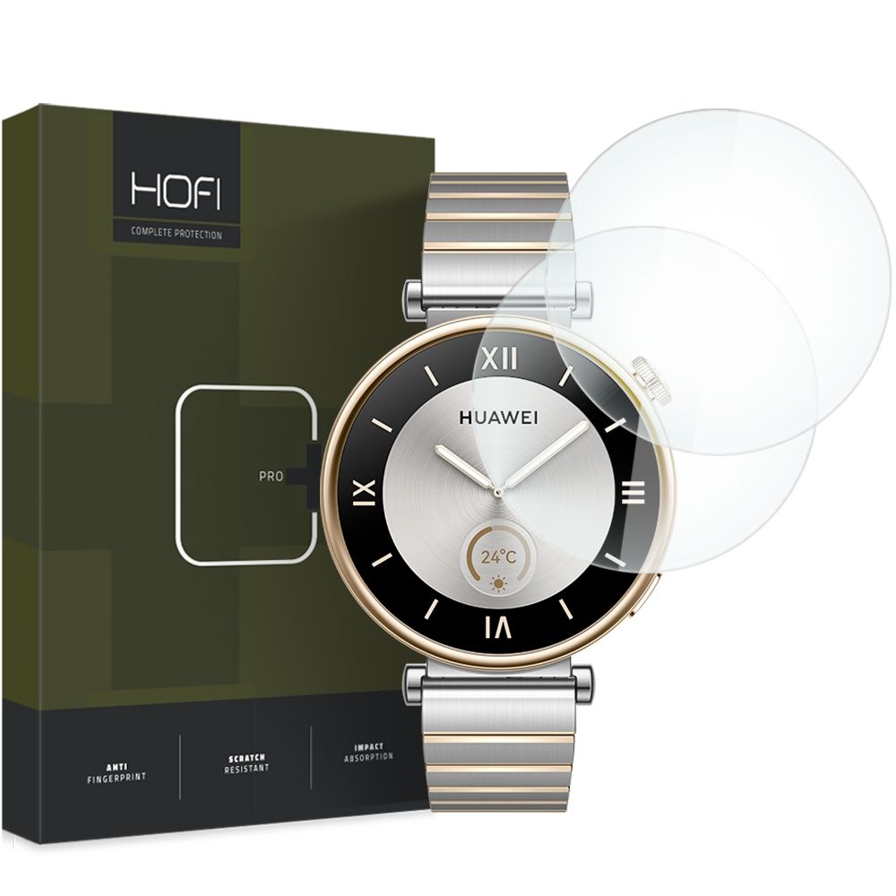 Película Protetora HOFI PRO+ para Huawei Watch GT 4 41mm, Conjunto de 2 peças, Vidro Temperado