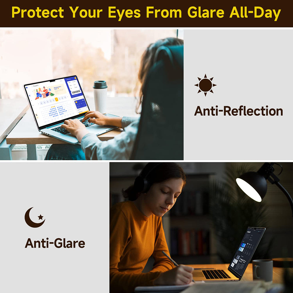 Película Protetora de Ecrã Mate Anti Luz Azul Techsuit VisionProX para Apple MacBook Air M3 13inch (2024), Plástico