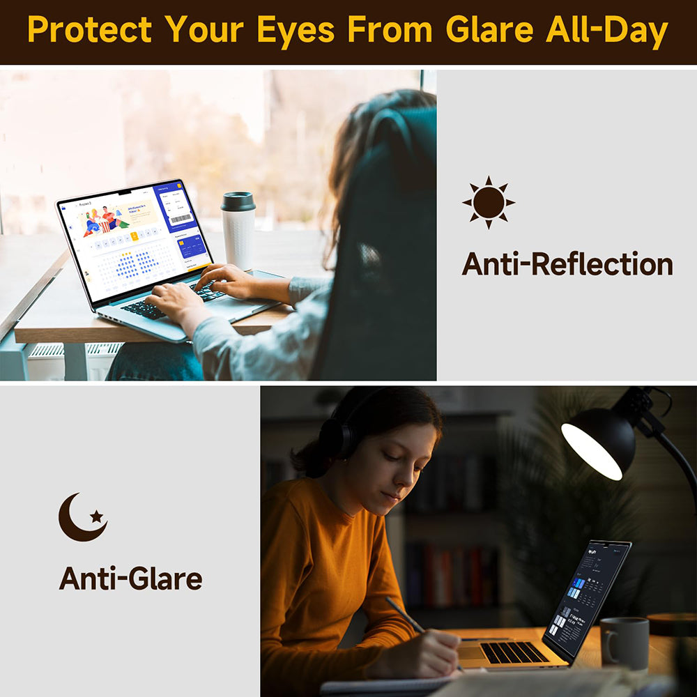 Película Protetora de Ecrã Mate Anti Luz Azul Techsuit VisionProX para Apple MacBook Air M3 15inch (2024) / Air M2 15inch (2023), Plástico