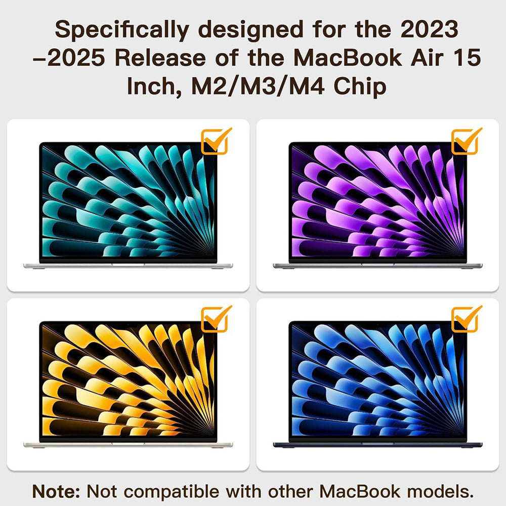 Película Protetora de Ecrã Mate Anti Luz Azul Techsuit VisionProX para Apple MacBook Air M3 15inch (2024) / Air M2 15inch (2023), Plástico