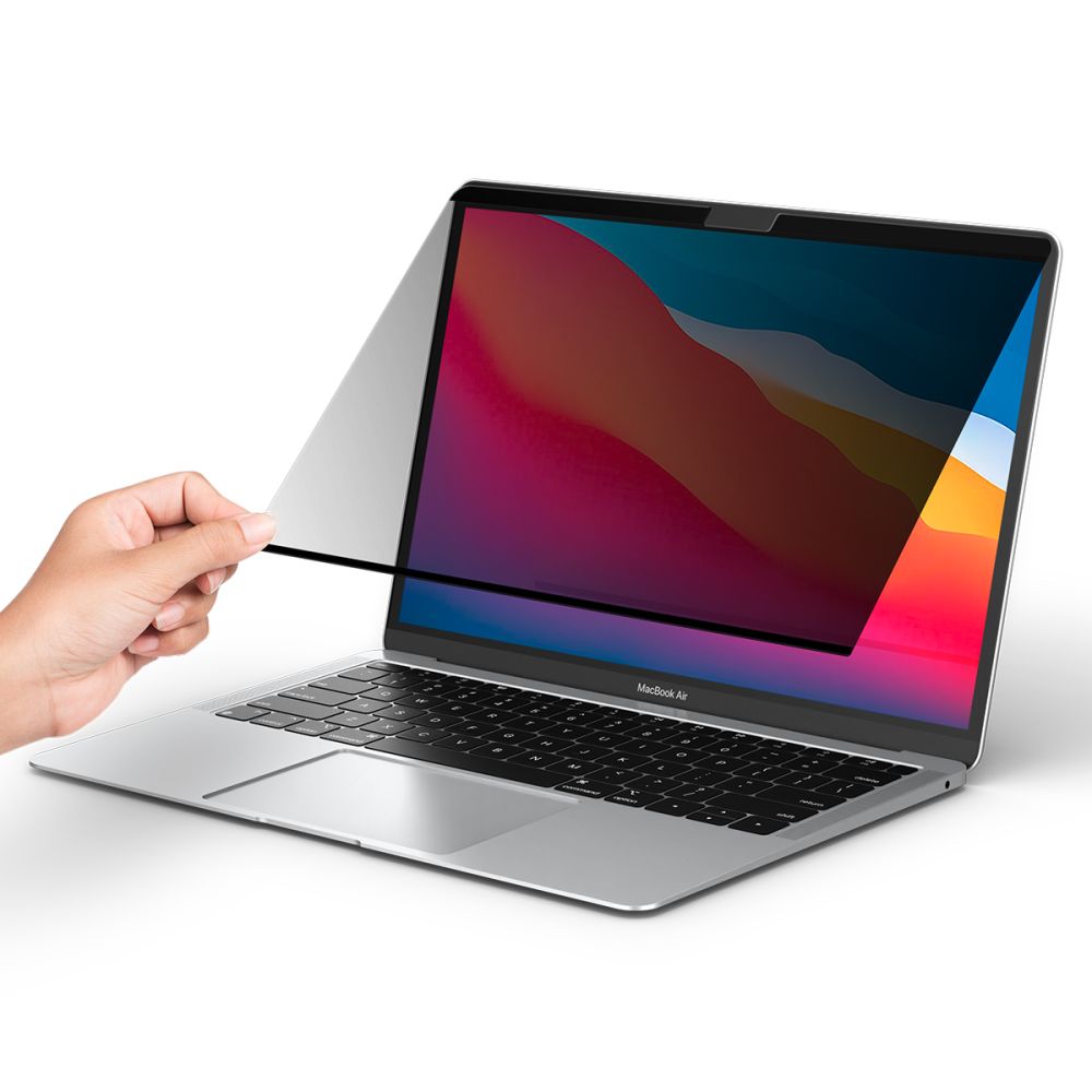 Película de Proteção de Privacidade Spigen Safe View Magnética para Apple MacBook Air 13 polegadas (2026) / (2025) / (2024) / (2022), Plástico AFL06253