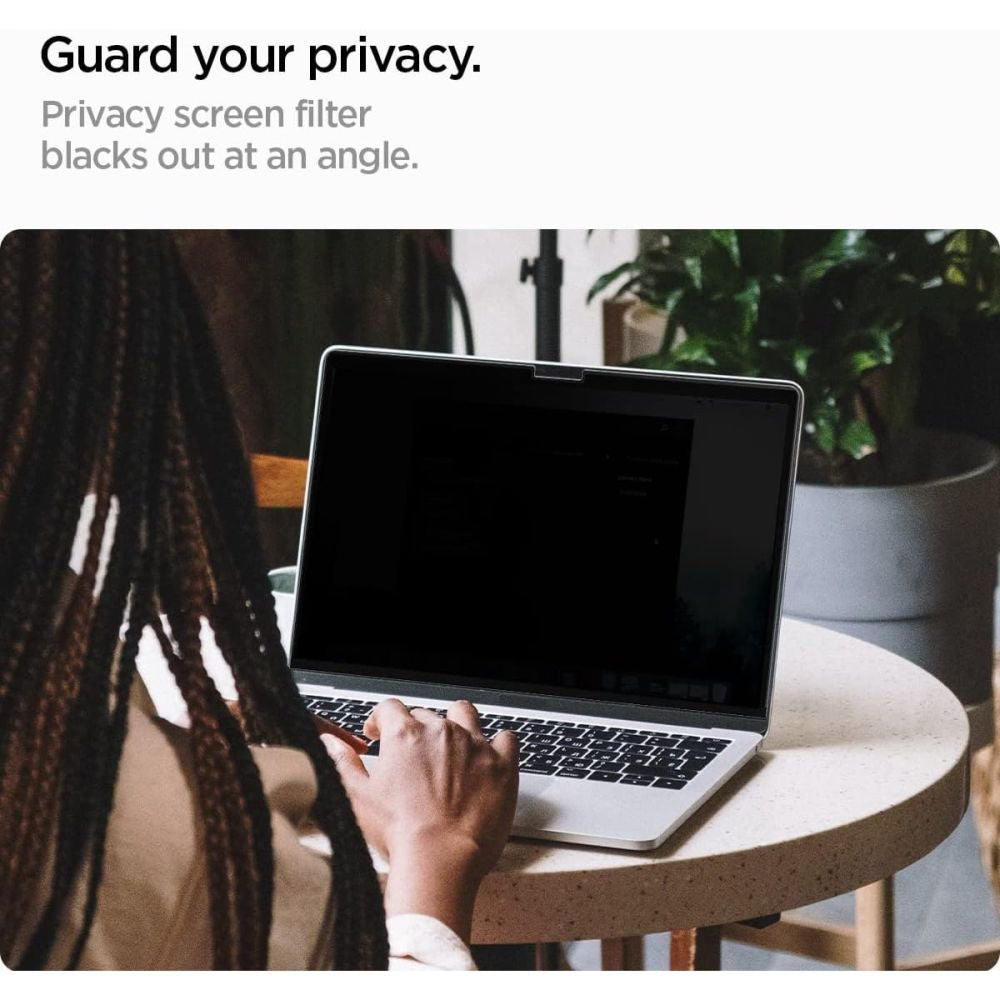 Película de Proteção de Ecrã Privacy Spigen Safe View Magnetic para Apple MacBook Pro 14inch (2022) / (2024) / (2023) / (2021), Plástico AFL06158