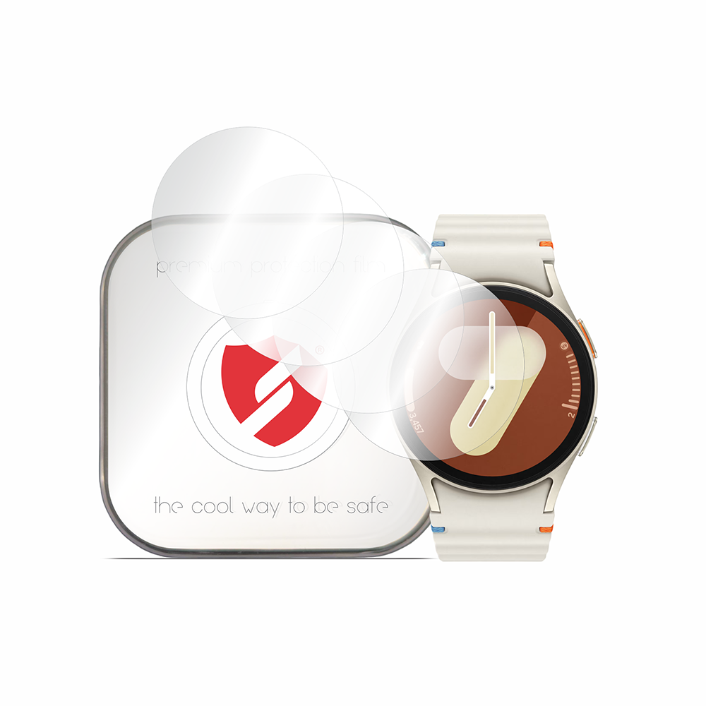 Película de Proteção Smart Protection Premium Classic para Samsung Galaxy Watch7 40mm, Conjunto de 4 unidades, Plástico