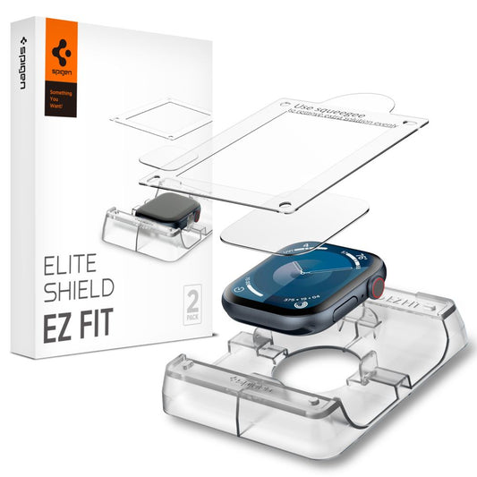 Spigen Elite Shield EZ FIT para Apple Watch Série 46mm, Conjunto 2 peças, Plástico AFL08579