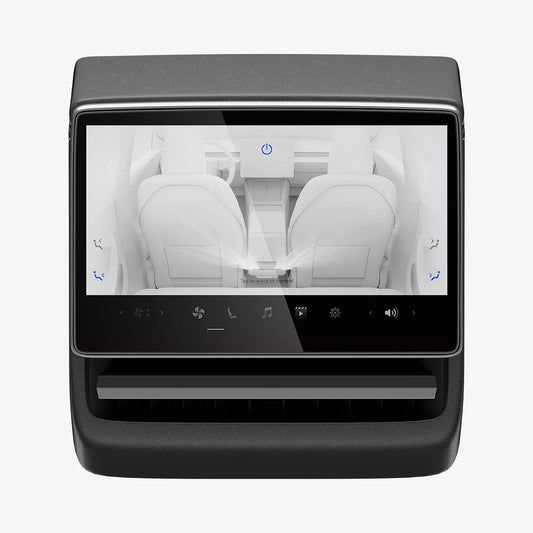 Película de Proteção Spigen GlastR Slim Anti-Reflexo para Navegação Tesla Y (2026 / 2025) / 3 (2026 / 2025 / 2024), Vidro Temperado AGL07586