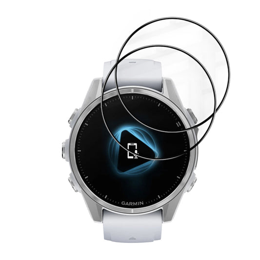 Película Protetora Techsuit Nano Flex para Garmin Fenix 8 43mm, Conjunto de 2 peças, Plástico, Preta