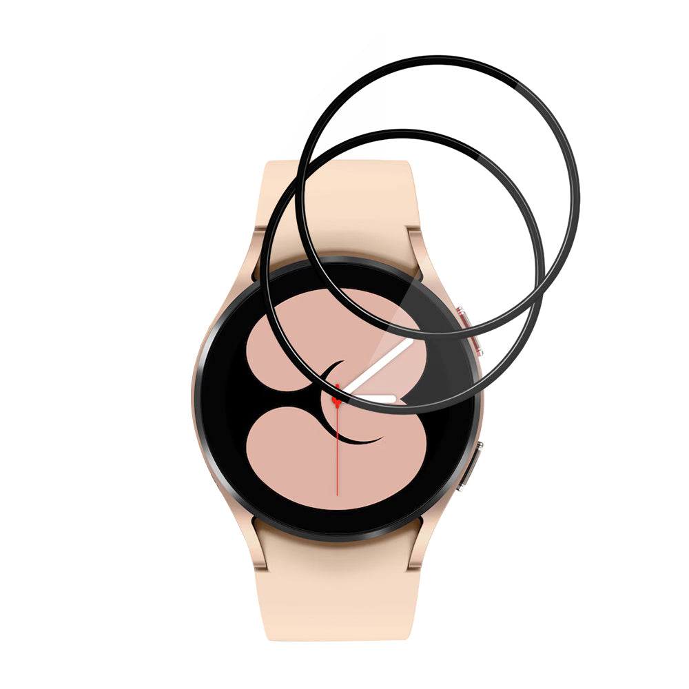 Película Protetora Techsuit Nano Flex para Samsung Galaxy Watch4 40mm, Conjunto de 2 peças, Plástico, Preta