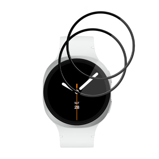 Película Protetora Techsuit Nano Flex para Samsung Galaxy Watch8 44mm, Conjunto de 2 peças, Plástico, Preta