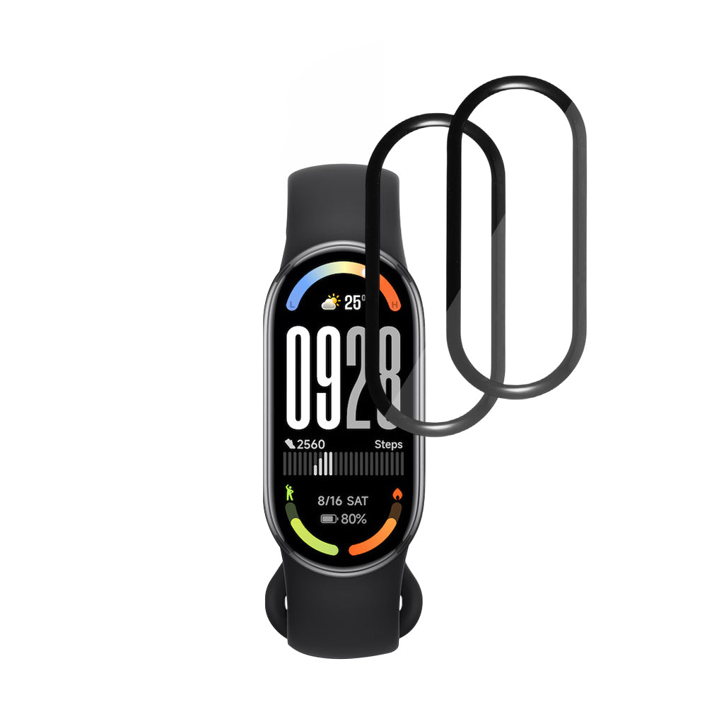 Película Protetora Techsuit Nano Flex para Xiaomi Smart Band 10, Conjunto de 2 peças, Plástico, Preta