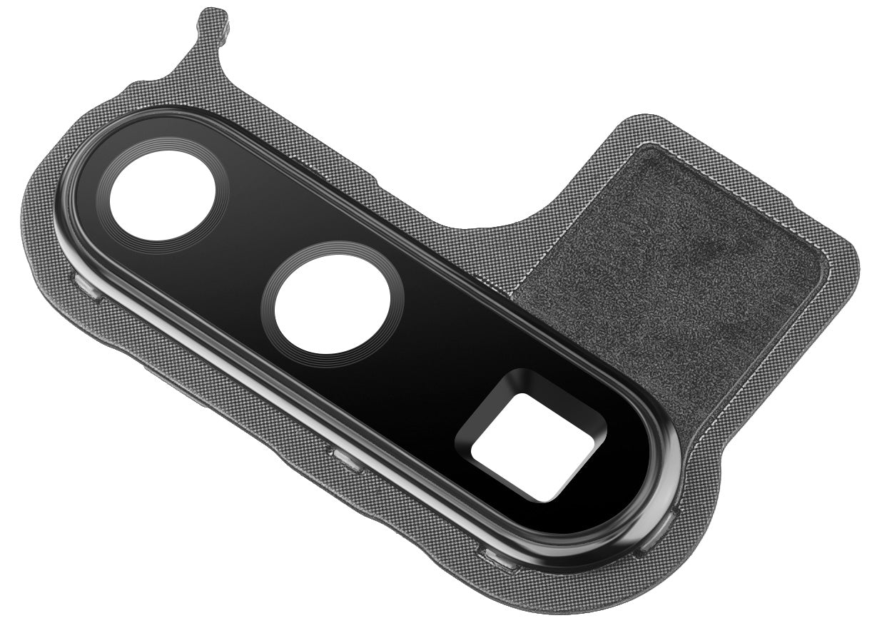 Vidro da Câmara Traseira Huawei P30 Pro, com Moldura, Preto