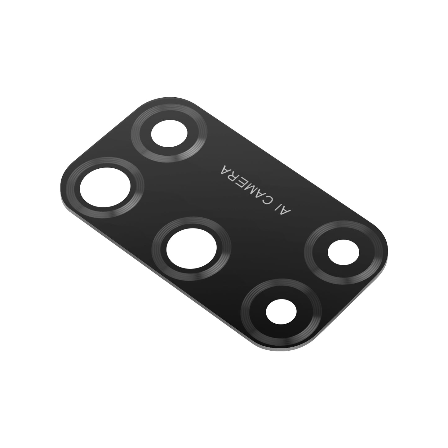Vidro da câmara traseira Oppo A52, preto