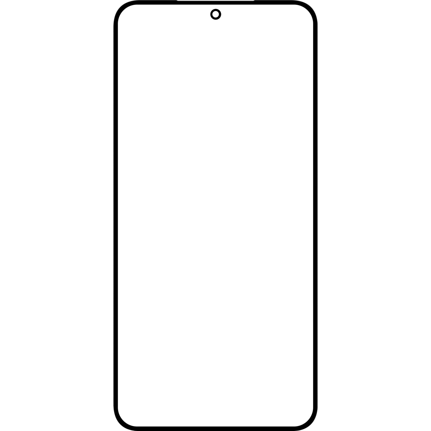Vidro de Ecrã + OCA Forward Shield para Samsung Galaxy S24 S921, Preto