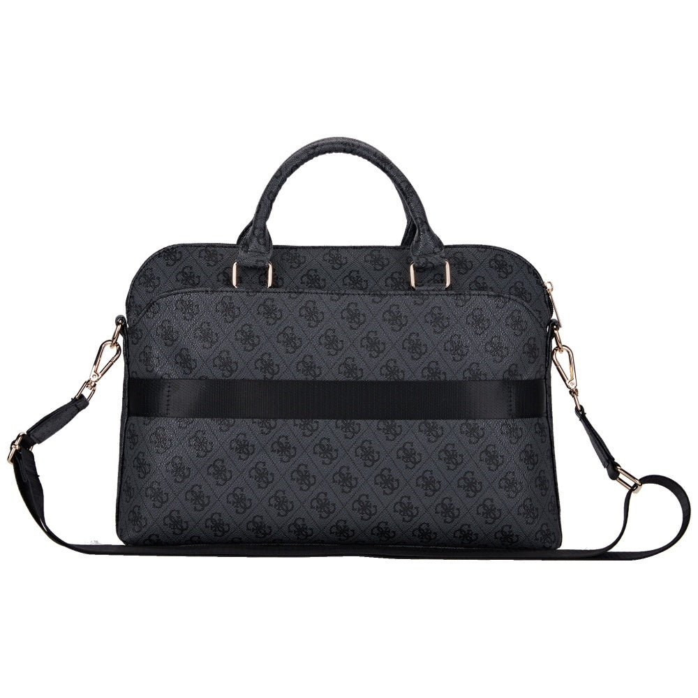 Mala Guess 4G Triangle Logo para Laptop 15 polegadas, Preta