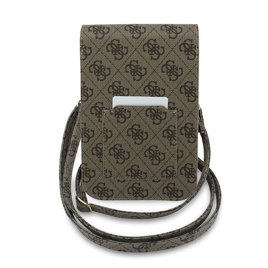 Bolsa Universal para Telemóvel, Guess, Fliptok Triangle 4G, Castanho