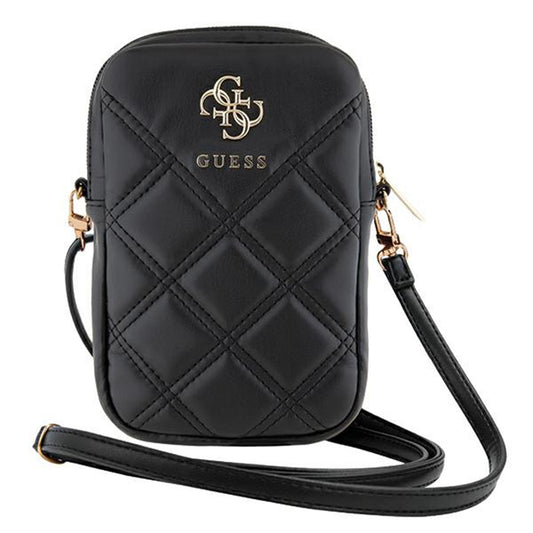 Bolsa Universal para Telefone, Guess, Quilted 4G, Preta