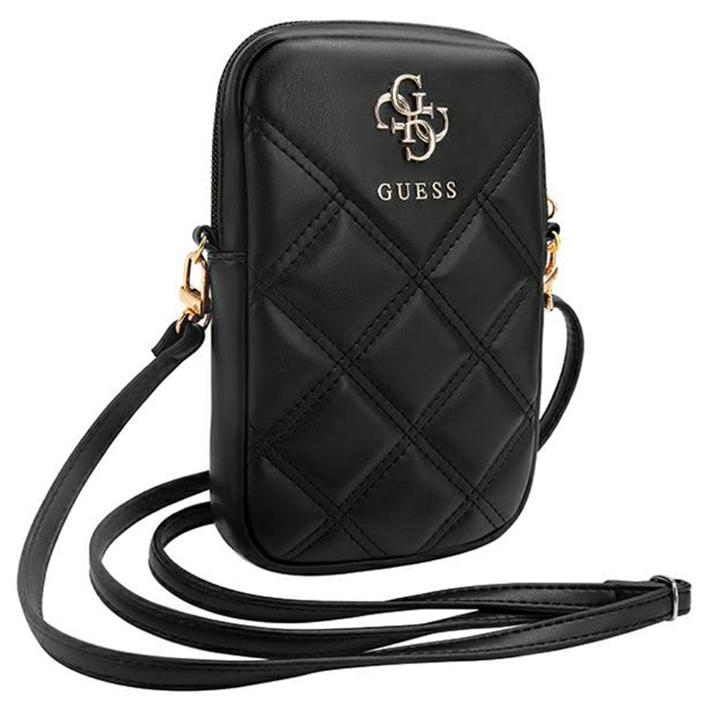 Bolsa Universal para Telefone, Guess, Quilted 4G, Preta