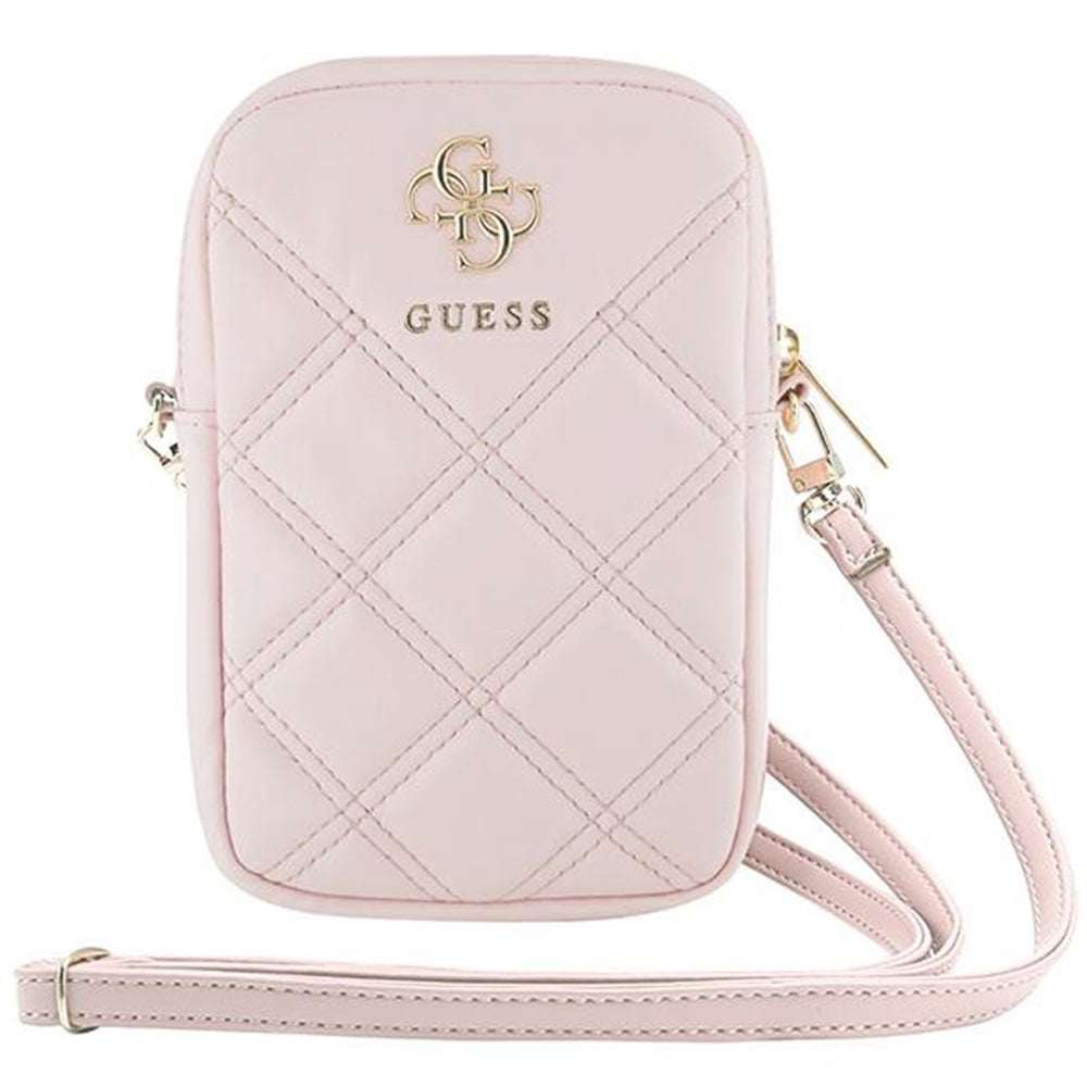 Bolsa Universal para Telefone, Guess, Quilted 4G, Rosa