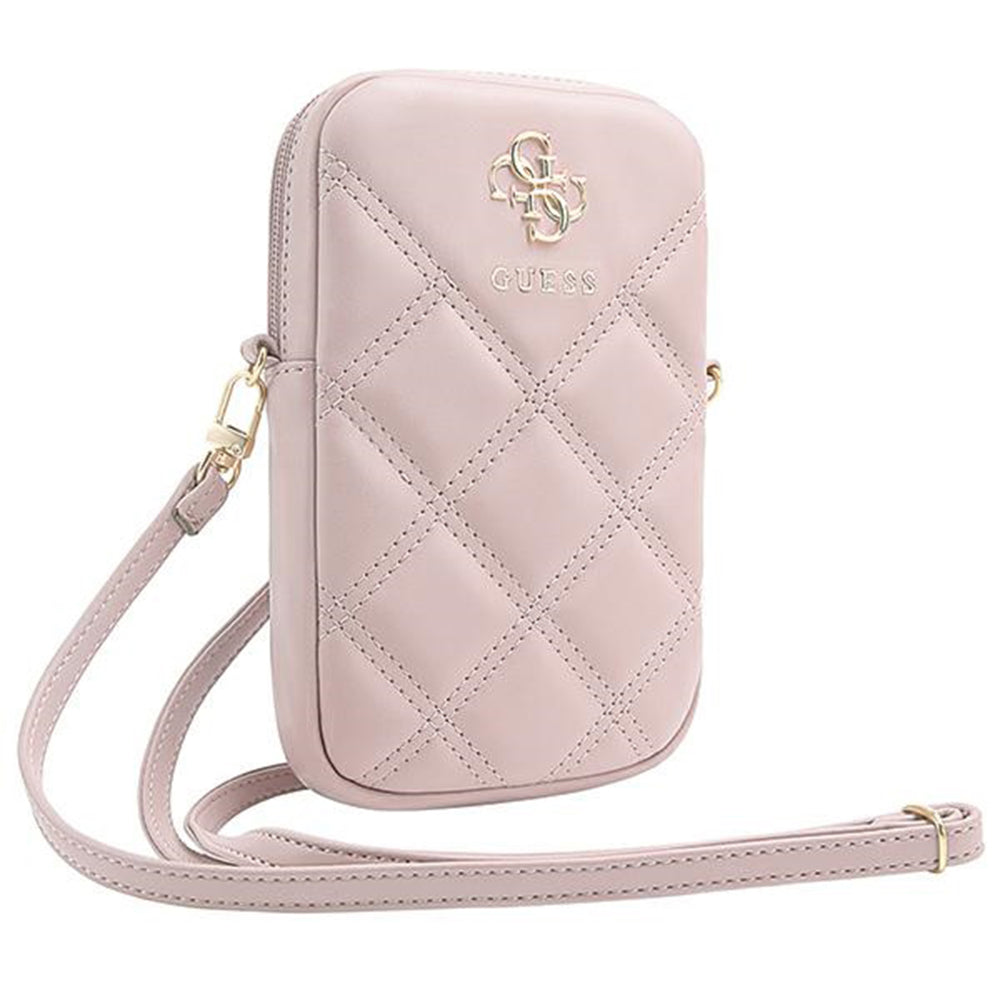 Bolsa Universal para Telefone, Guess, Quilted 4G, Rosa