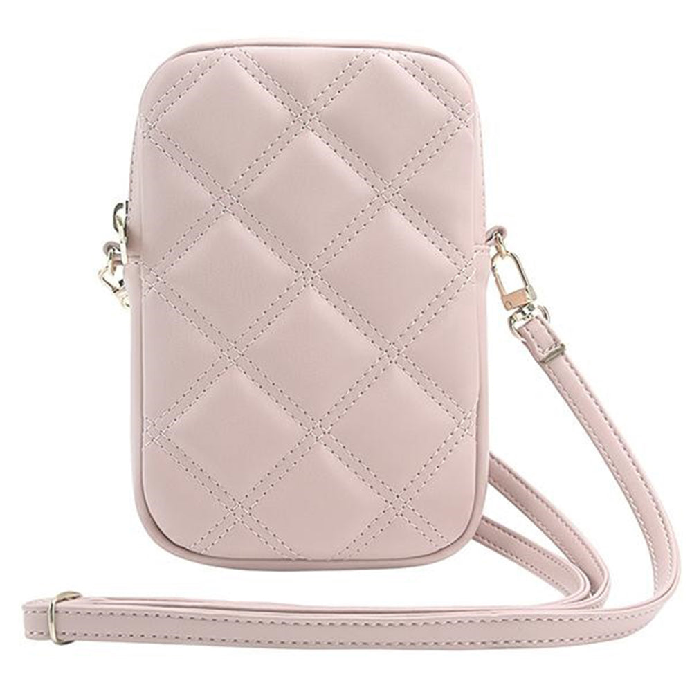 Bolsa Universal para Telefone, Guess, Quilted 4G, Rosa