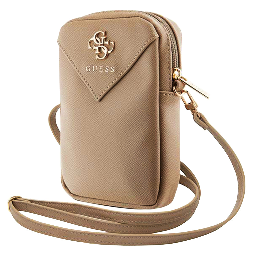 Bolsa Universal para Telefone, Guess, Triangle 4G, Dourada