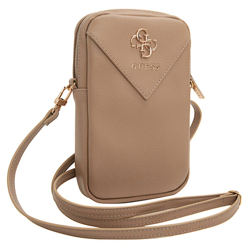 Bolsa Universal para Telefone, Guess, Triangle 4G, Dourada